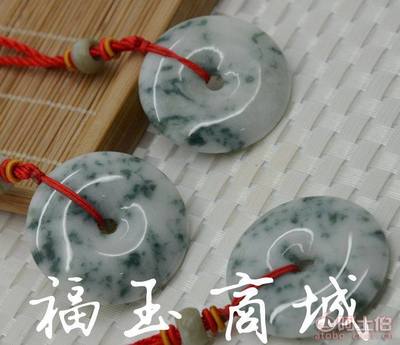 【福玉阁天然缅甸翡翠飘蓝花平安扣吊坠厂家直销上海翡翠吊坠批发992338】镇平县温润阁玉器店 - 产品库