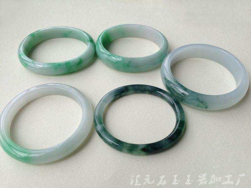 翡翠手镯A货冰种阳绿紫罗兰缅甸天然玉翡翠手镯送证书